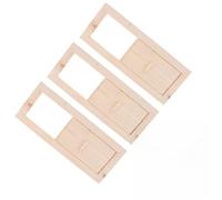 Helilyco Hemlock Curseur de ventilation en bois pour une circulation d'air optimale, 34 x 13,5 cm, contrôle de l'air d'échappement avec installation facile, finition naturelle non traitée