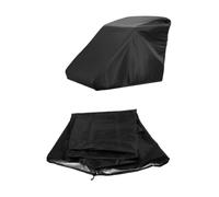 Helilyco Housse de remorque de vélo pour vélo - 140 x 83,8 x 99,1 cm - Oxford 420D - Imperméable - Coupe-vent et anti-poussière - Qeridoo pour Burley pour remorques Thule Dog - Noir avec sac de