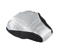 Helilyco Housse de selle pour vélo - Isolation thermique - Double face - Feuille d'aluminium résistante aux rayures - Étanche - Pour protection de cyclisme - 24 x 19 cm