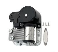 Helilyco K014 Kit de mécanisme de boîte à musique avec coque de piano imprimée 3D à manivelle