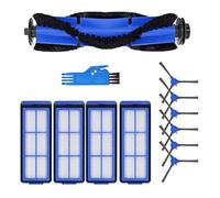 Helilyco Kit de 12 pièces de rechange pour RoboVac 11S pour Max, 15C pour Max, 30C pour Max, 12 pièces avec brosse à rouleau principale, brosses latérales et filtres