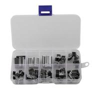 Helilyco Kit de 85 circuits intégrés DIP avec minuteur IC Sockets DIY Electronics, pour NE555 LM324 LM393 UA741 ULN2803 LM358 LM386 NE5532 ULN2003 PC817