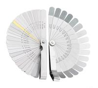 Helilyco Kit de jauge d'épaisseur de feuille 48 comprenant 32 outils droits et 16 outils décalés, un ensemble de jauges de remplissage en acier trempé et un entretien du moteur à faire soi-même