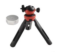 Helilyco Kit de montage trépied en alliage pour antenne Mini V4, hauteur réglable et inclinaison, pour support portable compact avec piques de terre pour une meilleure réception du signal (argent)