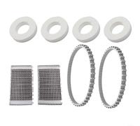 Helilyco Kit de nettoyage de piscine Essential Foam Wheel Rings and Belt Set Diagnostic Pool Cleaners, pour pièces de rechange 6101611-R4 et 9985006-R2 traction améliorée