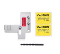 Helilyco Kit de verrouillage générateur pour panneaux de 150 ou 200 A, alliage d'aluminium résistant à la corrosion, avec foret et étiquettes, argent