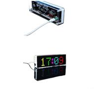 Helilyco LED RVB pour analyseur de spectre, horloge de visualisation réactive au son, module d'affichage de la musique pour fréquence