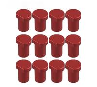 Helilyco Lot de 12 mâchoires de serrage en alliage d'aluminium pour établi 19 mm/20 mm Noir/rouge/argenté
