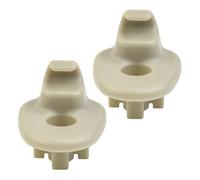 Helilyco Lot de 2 clips de fixation de rechange pour pare-soleil compatibles avec Liberty KK KJ 2005-2012, Cherokee KK KJ 2005-2012, Nitro pour KA 2007-2012