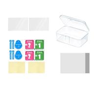 Helilyco Lot de 2 films de protection d'écran en verre trempé pour Osmo pour 360 - Résistant aux rayures - HD transparent - Précision - Avec kit de nettoyage