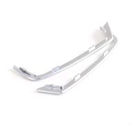 Helilyco Lot de 2 garnitures pour haut-parleur de porte avant pour série 5 F10 2011-2013, décoration intérieure argentée, moulage de remplissage