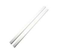 Helilyco Lot de 2 glissières en T pour travail du bois, barre en T en alliage d'aluminium 100 à 450 mm, pour table de sciage à onglet, établi