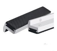 Helilyco Lot de 2 mâchoires d'étau antidérapantes - Construction magnétique en alliage d'aluminium - Étaux de 10,2 cm, 12,7 cm, 15,2 cm - Grip à motif diamant - Bandes de protection (2 pièces)