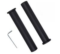 Helilyco Lot de 2 manchons d'adaptateur pour haltères de 2,5 cm à 5,1 cm, plaque de poids hexagonale pour barre de gym, pour barre de sport, pour plastique PP 50 x 300 mm