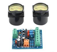 Helilyco Lot de 2 panneaux de compteur VU analogique, pour affichage du niveau sonore rétro pour stéréo, module d'indicateur de volume stéréo