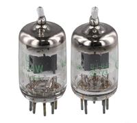 Helilyco Lot de 2 tubes à vide GE 5654 W, tubes électroniques fiables pour réparation audio Hifi, tube de préampli d'ampli de guitare