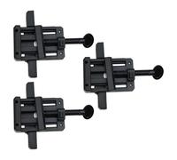 Helilyco Lot de 3 armoires réglables pour installation de porte, perçage et alignement des charnières, guide de gabarit en plastique pour armoires de cuisine et de salle de bain