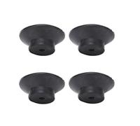 Helilyco Lot de 4 patins en caoutchouc noir pour compresseur d'air M6 Isolateur de vibrations Supports antidérapants pour machines sans huile et pompes à air