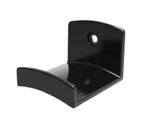 Helilyco Lot de 6 crochets muraux pour chapeaux de cowboy - 7,6 cm - Avec Fedoras - Design en plastique noir