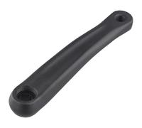 Helilyco Manivelle de vélo de 170 mm pour vélo d'appartement, vélo électrique, pédalier en alliage d'aluminium, pour vélos à moteur à montage moyen, longueur 210 mm, noir (une paire)