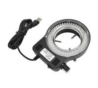 Helilyco Microscope LED haute luminosité pour anneau lumineux, USB 5 V réglable avec 72 ou 144 LED, design compact, équipement industriel et de laboratoire (144 LED)