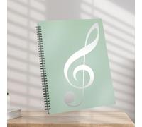 Helilyco Musique flexible pour partitions de partitions, matériau ABS avec housse résistante à l'eau, film transparent pour protection et prise en main sûre, 24,5 x 31,2 cm
