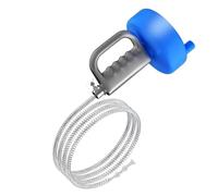 Helilyco Outil de débouchage de tuyau galvanisé de 10 mm avec poignée antidérapante, 3 m/4 m/5 m/7 m/10 m de longueur pour le nettoyage des canalisations