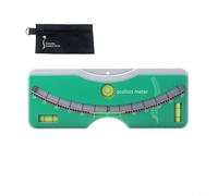 Helilyco Outil de dépistage de la scoliose - Jauge de courbure de la colonne vertébrale - Analyseur de posture du dos (vert)