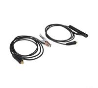 Helilyco Pince de terre de soudage 300 A avec câble pour machine à onduleur de soudage Mma, câble de soudeur robuste avec forte force de serrage (3 m)