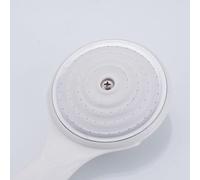 Helilyco Pommeau de douche à main à économie d'eau avec débit haute pression, entrée d'air en ABS basse pression pour camping-car, appartement, bateau, blanc