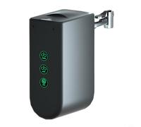 Helilyco Portable électrique pour pompe à pneus, 150 PSI pour mini compresseur d'air avec 3 modes de gonflage, rechargeable par USB, boîtier en alliage d'aluminium
