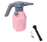 Helilyco Pot d'arrosage électrique rechargeable de 2 litres, flacon pulvérisateur automatique pour plantes avec buse longue et plusieurs modes, tâches de nettoyage de jardin, rose (2 L)