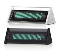 Helilyco Pour audio VFD pour analyseur de spectre | Avec 25 × 15 pour affichage VFD, entrée micro BT 2 × 3,5 mm automatique musique et mode horloge
