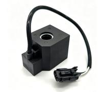 Helilyco Pour bobine de solénoïde de verrouillage de sécurité Pilot 20T | Alliage d'aluminium, fil de cuivre, 12 V/24 V, joint anti-fuite, convient aux excavatrices de 20 tonnes