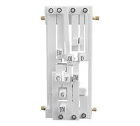 Helilyco Presseur d'accords de guitare débutant ABS Apprendre à construire des muscles pour la mémoire, 15,5 x 8,8 x 6 cm, blanc