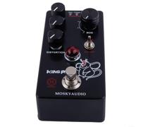 Helilyco Pro Co Rat Circuit Fuzz Pédale True Bypass | Sélection de 4 modes : sale, vintage, turbo, graisse ; double puce pour bascule pour tonalités LM308 ou OP07DP