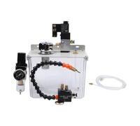 Helilyco Pulvérisateur de refroidissement pour machine de 3 L, système de lubrification à brume d'huile en PVC + métal avec arbre flexible, électrovanne et régulateur pour eau CNC pour fluide de coupe
