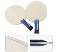 Helilyco Raquette de tennis de table professionnelle 7 plis avec extérieur en carbone, offensive 5 W + 2C pour batte de ping-pong contre-attaque et jeu continu