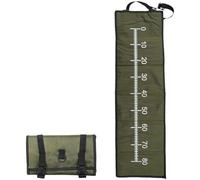 Helilyco Sac à bandoulière pliable avec règle intégrée, tapis d'entretien en maille pour décrocher, rangement portable pour la pêche à la ligne