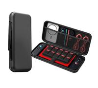 Helilyco Sac de rangement en PU pour Nintendo Switch 2-30 x 14 x 4 cm, design spacieux et élégant, accessoires de jeu, compatible avec les manettes et les jeux