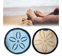Helilyco Sac portable pour enlever le sable - Pour les journées de plage - Effaceur de sable efficace - Accessoire en tissu léger - Pour camping et sorties d'été - Kaki
