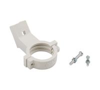 Helilyco Serre-tête haute fréquence pour antenne parabolique, support en ABS épais KU Band LNB, clip de montage résistant aux intempéries, installation sur toit et balcon, blanc