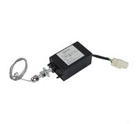 Helilyco Solénoïde d'arrêt moteur 12 V pour vanne d'accélérateur XHQ-PT | Action directe du piston, conception normalement fermée, arrête le moteur instantanément, fonctionnement 12 V DC