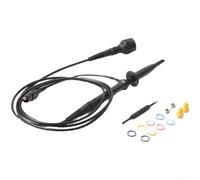 Helilyco Sonde de tension passive 150 MHz 300 V AC/DC pour lunette Rigol | Bande passante 150 MHz, temps de montée de 2,3 ns, atténuation 10:1/1:1, faible capacité 10pF, interface BNC, câble de 120 cm