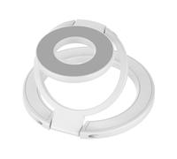 Helilyco Support de téléphone réglable avec anneau en métal et silicone, compatible avec les supports de voiture sécurisés pour les mains, utilisation 5,7 x 5,8 cm, noir