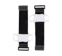 Helilyco Switch Dance Lot de 2 bracelets de danse en ABS avec détecteur de mouvement pour Just Dance 2025 Zumba Ring Fit Adventure, accessoires de jeux de fitness réglables, rouge et bleu