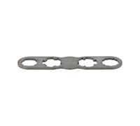 Helilyco TC4 Clé à pédale en alliage pour vélo Look for Keo, léger 29 g avec 4 types de trous, argenté multicolore