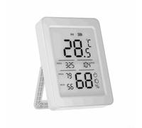 Helilyco Thermostat intelligent pour zigbee - Capteur de température et d'humidité - Avec écran LCD - Sans fil - Pour la maison