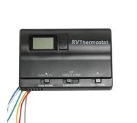 Helilyco Thermostat numérique ABS noir pour pompe à chaleur et four à gaz, modèle 83303862, contrôle multimode avec large plage de température, interrupteur Celsius/Fahrenheit, compatible avec 8330