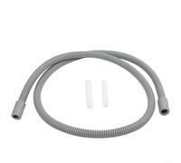 Helilyco Tuyau d'extension de vidange pour sèche-linge 10 mm de diamètre intérieur en polyéthylène + PT et avec adaptateur, sortie d'eau étanche de 1 m/1,5 m/2 m, tuyau de lavage facile à installer